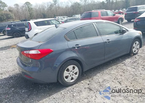 2016 Kia Forte Lx из США, поврежденный, VIN KNAFK4A61G5537839